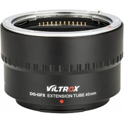 VILTROX DG-GFX Tubo de extensión AF de 45 mm para cámaras Fuji montura GFX