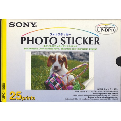 Fotoaufkleber  UPC-10S01 für SONY-Drucker (UP-DP10)