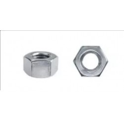 Tuerca hexagonal UNC estándar de 3/8" (3 uds)