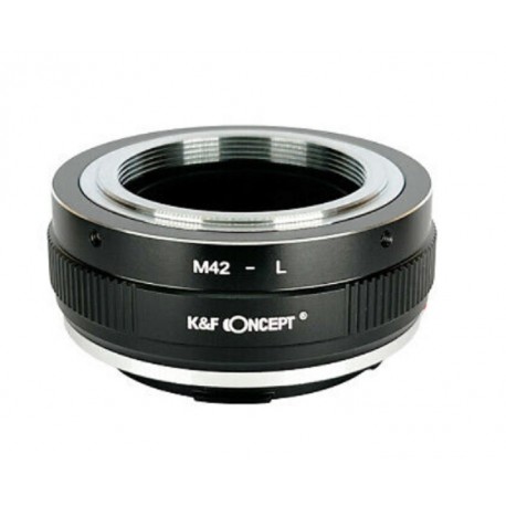 Adaptador K&F Concept de objetivos rosca M42 para Leica Montura L