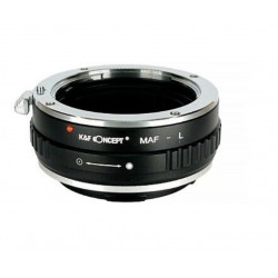 K&F Concept  Objektiv Adapterring für Sony-A (Reflex)/Minolta-AF Mount Objektive auf  Leica L