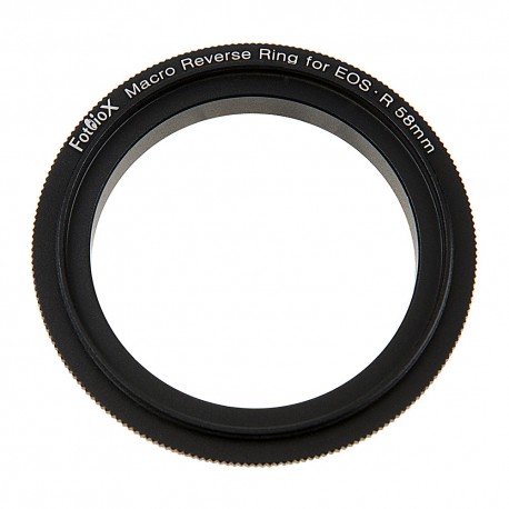 Fotodiox Umkehrring für 58mm Objektiv an Canon EOS-R