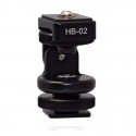 Sunwayfoto HB-02 Hot Shoe Tilt Head