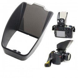 Reflector y difusor para flash incorporado  tipo pop-up