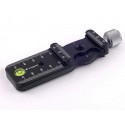 DR-100 low profile nodal rail 100mm with Integrated Clamp