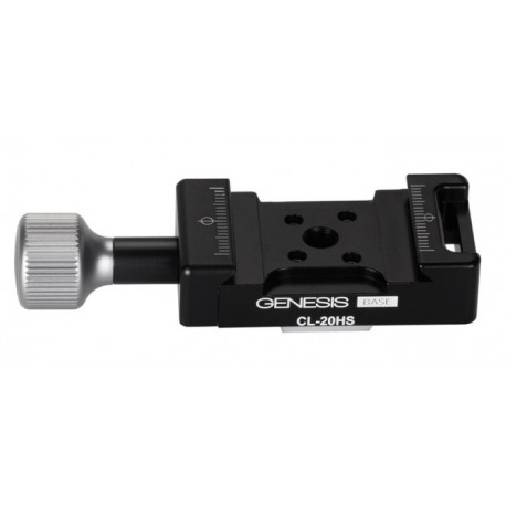 Acoplamiento tipo Arca Genesis Base CL-20HS con zapata para Flash universal