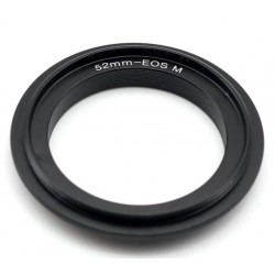 Anillo inversor objetivos 52mm para montura Canon EOS-M