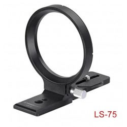 Sunwayfoto LS-75 LS75  Ring Lens Support with Arca Swiss Plate Collar Mount