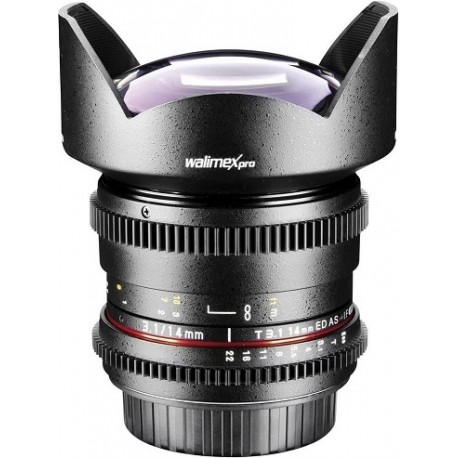 Objetivo Walimex pro 14mm/3.1 Video DSLR Nikon F