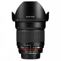 Objetivo Samyang 16mm F2.0 para Olympus FT con adaptador para cámara sin espejo