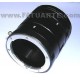 Juego de tubos de extensión para rosca M42 adaptados para cámara Olympus Micro 4/3