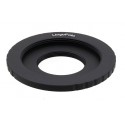 Adaptador de doble propósito para cámara Fujifilm FX a montura-C (cine) y rosca M42