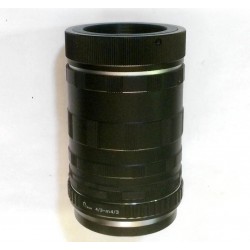 Set of extension tubes for T2 thread adapted to Olympus Micro 4/3 camera (10cm)