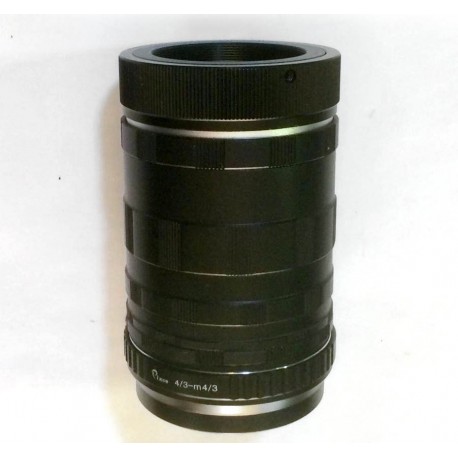 Juego de tubos de extensión para rosca T2 adaptados para cámara Olympus Micro 4/3