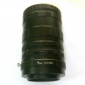 Juego de tubos de extensión para rosca T2 adaptados a cámara Sony-E (9cm)