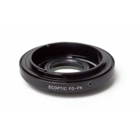 Adapter for Canon-FD lens to Pentax-K camera