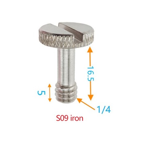 Captive Screw for Camera / Tripod  /  Plate,   2 screw pack FR-1/4