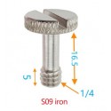 Tornillo cautivo 1/4"  largo (20mm)