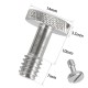 Tornillo cautivo 1/4"  largo (20.6mm)
