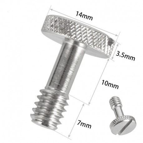 Unverlierbare Schraube 1/4" lang (20.6mm)