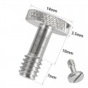 Unverlierbare Schraube 1/4" lang (20.6mm)