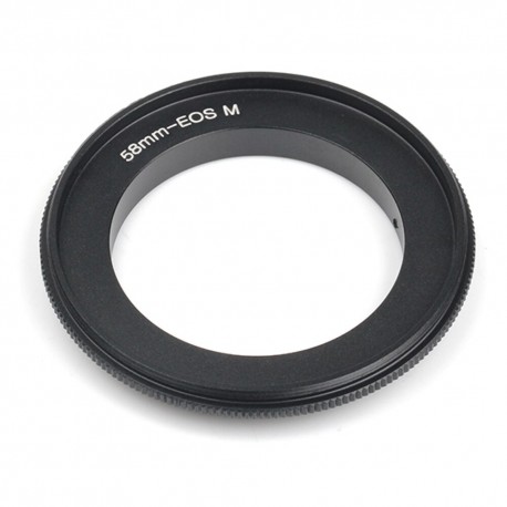 Anillo inversor objetivos 58mm para montura Canon EOS-M