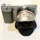 Samyang 8mm F2.8 Fish-eye silver lens for Samsung NX