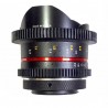 Samyang 8mm T3.1 VDSLR Fish-eye objektiv für Fuji-X