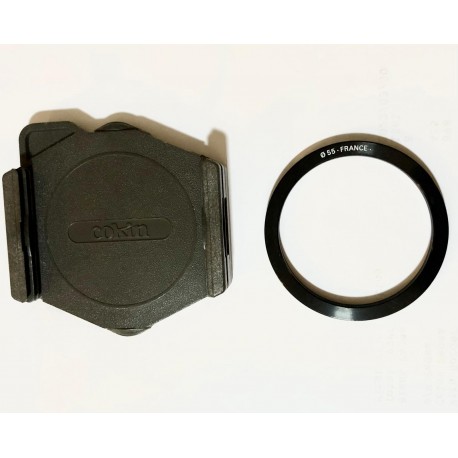 Portafiltro con tapa original COKIN y anillo de 58mm serie A