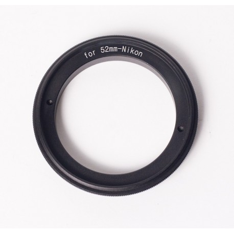 Anillo inversor para Nikon 52mm