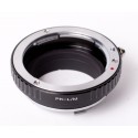 Adapter for Pentax-K lens to Leica-M camera