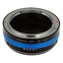 Adaptador Fotodiox Pro de objetivos Mamiya-ZE para micro-4/3 (M(ZE) - MFT-P)