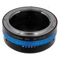 Adaptador Fotodiox Pro de objetivos Mamiya-ZE para Fuji-X (ZE - FX (RF))
