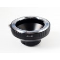 Nikon lens to C-mount camera adapter
