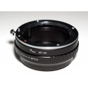 Adapter for Sony-A (Reflex)/Minolta-AF lens to Fuji-X