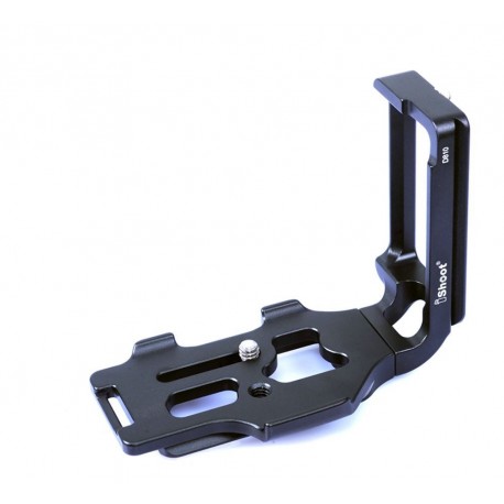 Soporte en L iShoot para disparo vertical para Nikon D8100 sin empuñadura