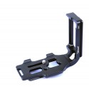 Soporte en L iShoot para disparo vertical para Nikon D810 sin empuñadura