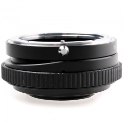Adaptador basculable de Nikon a micro-4/3