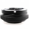Adaptador basculable de Nikon a micro-4/3