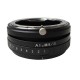 Tilt adapter for Nikon lens to micro-4/3 mount