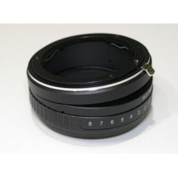 Adaptador basculable de Nikon a Sony-E