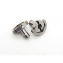 Tornillo 1/4" con ayuda de apriete en D para zapata (2 unidades) (DRS-01 DRS01)