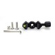 Fittest FXC-25+FP-20 Screw Knob Mini Clamp and plate