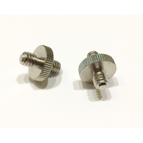 Male to male 1/4-1/4" Adapter Screw (2 pcs)