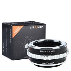 K&F Concept Objektiv Adapterring für Nikon-G Mount Objektive auf Sony-E