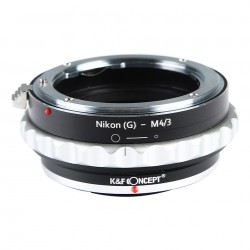 Adaptador  K&F Concept de Nikon-G a micro-4/3