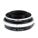 Adaptador  K&F Concept de Nikon-G a micro-4/3