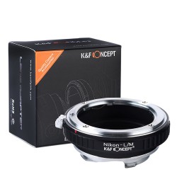 Adaptador K&F CONCEPT de objetivos Nikon para leica-M