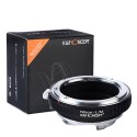 K&F Concept Objektiv Adapterring für Nikon Mount Objektive auf leica-M