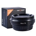 K&F Concept Objektiv Adapterring für Nikon Mount Objektive auf Pentax-K